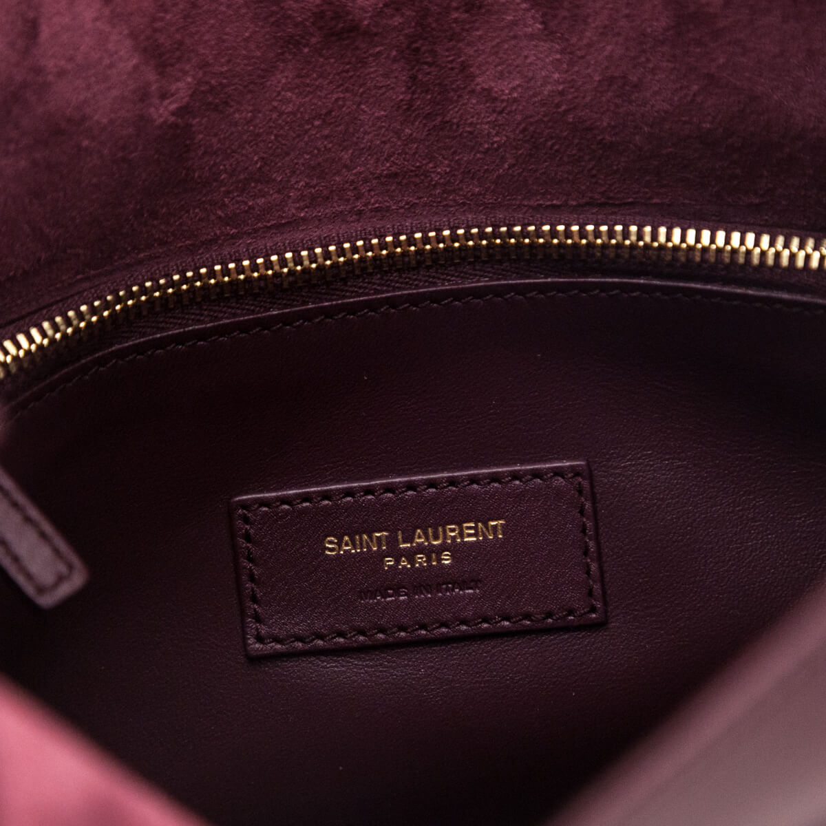 Saint Laurent Rouge Legion Calfskin Small Le 5 A 7 Supple - Love that Bag etc - Preowned Authentic Designer Handbags Preloved Fashions