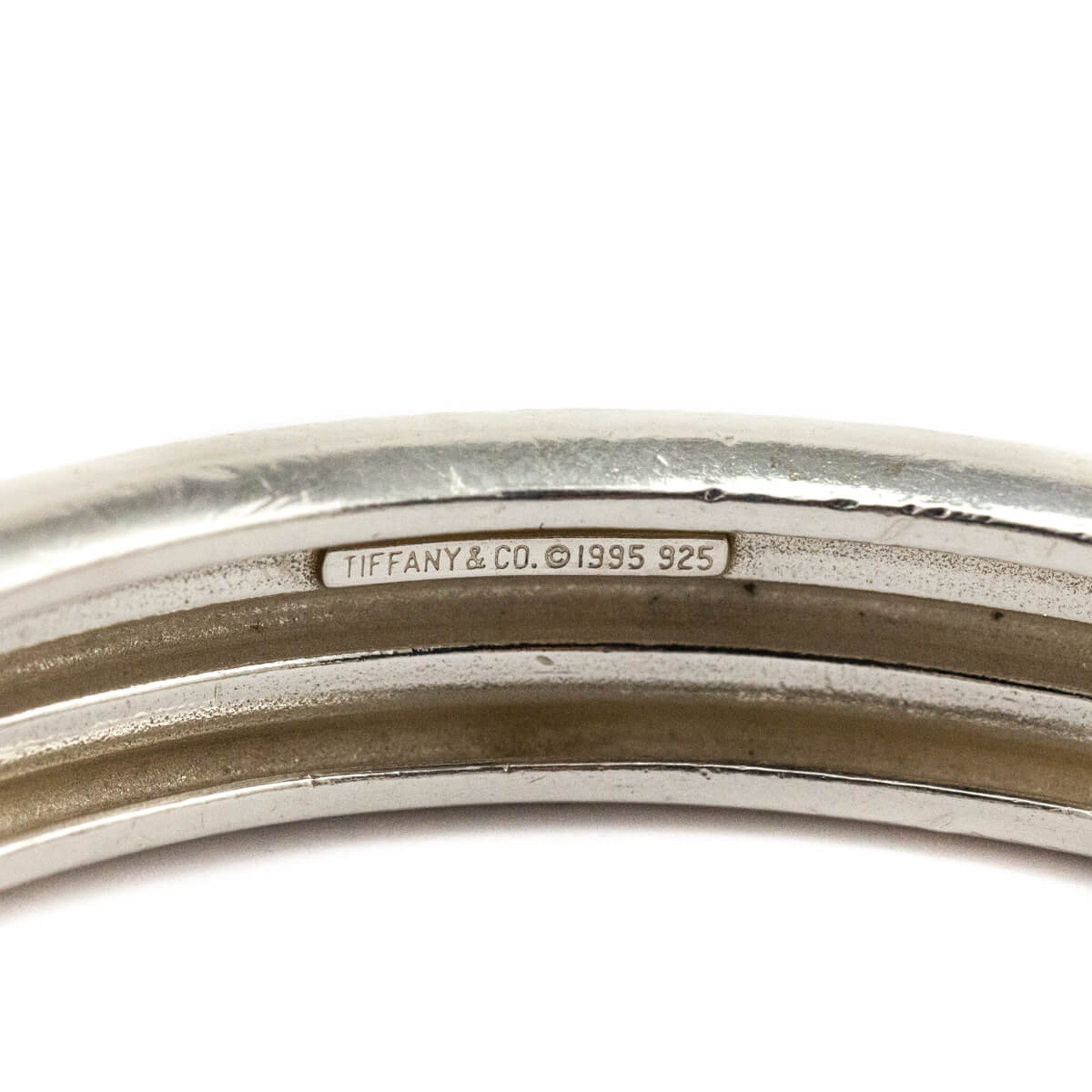 Tiffany Co. Sterling Silver Atlas Groove Cuff Vintage Bracelet - Love that Bag etc - Preowned Authentic Designer Handbags Preloved Fashions