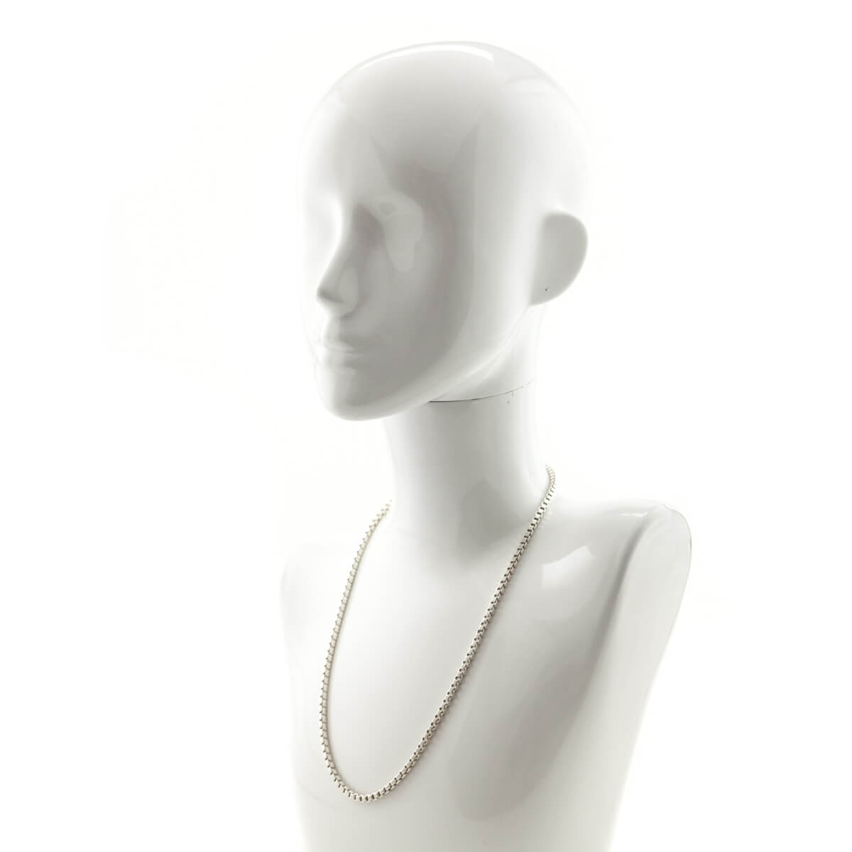 Tiffany Co. Sterling Silver Venetian Box Chain Link Necklace - Love that Bag etc - Preowned Authentic Designer Handbags Preloved Fashions