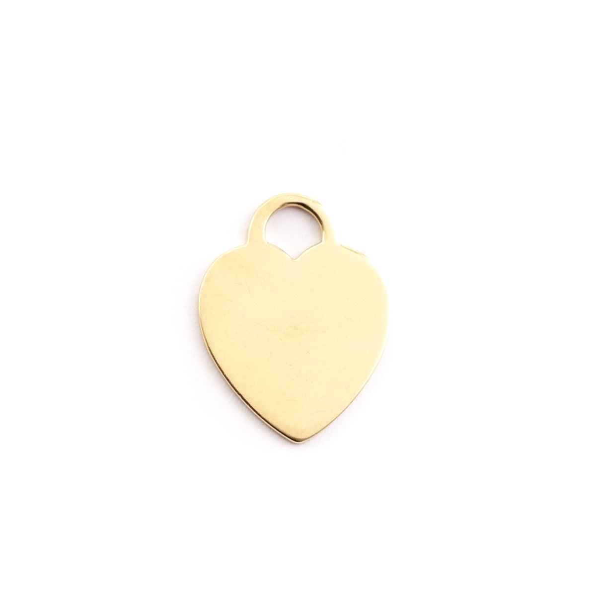 Tiffany Co. 18K Gold Heart Charm - Love that Bag etc - Preowned Authentic Designer Handbags Preloved Fashions