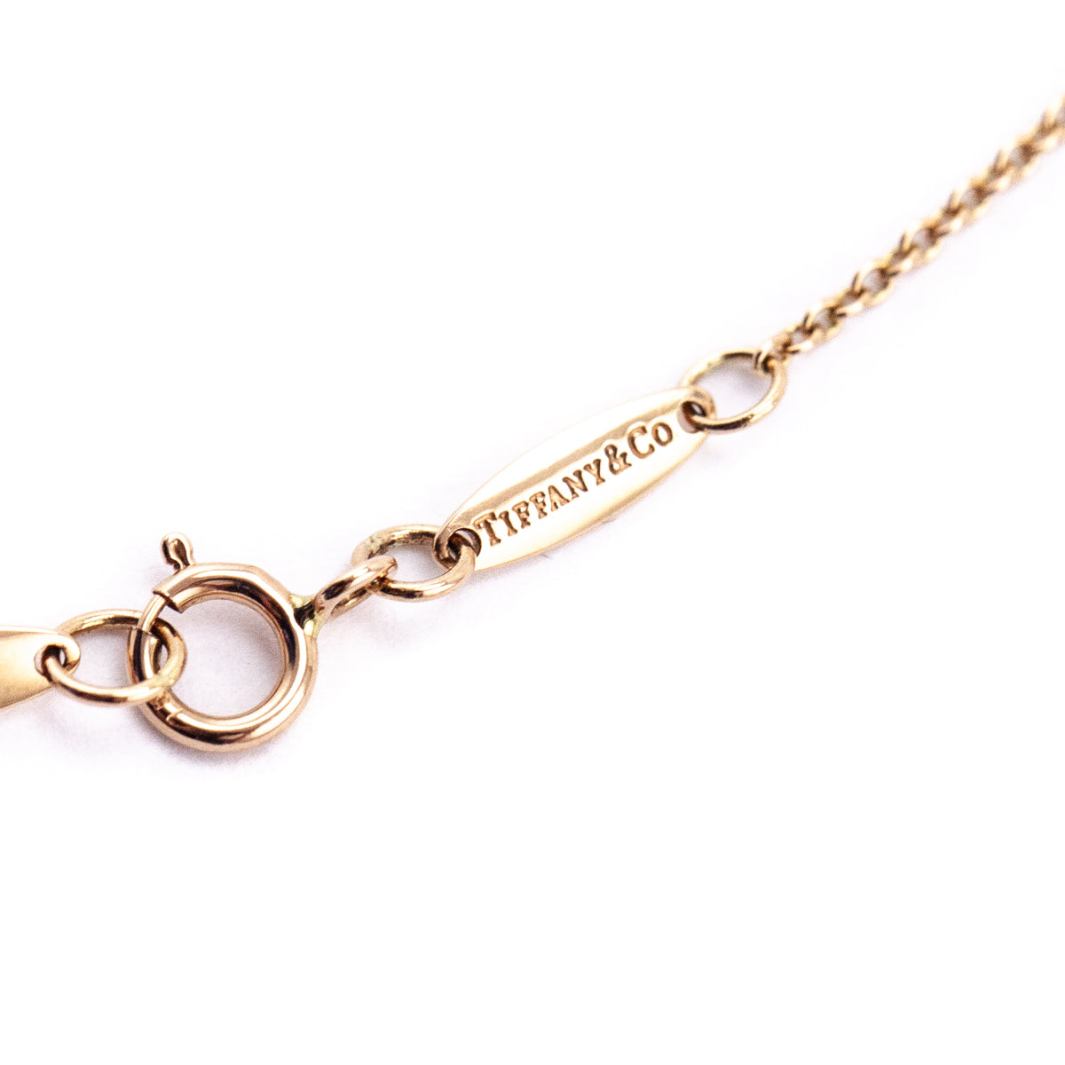 Tiffany Co. 18K Rose Gold Diamonds by The Yard Pendant Necklace - Love that Bag etc - Preowned Authentic Designer Handbags Preloved Fashions