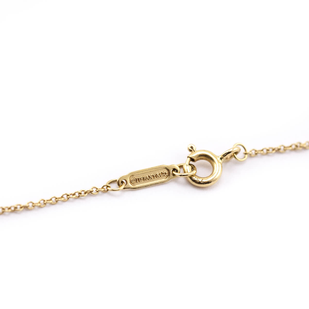 Tiffany Co. 18K Yellow Gold 1837 Circle Pendant - Love that Bag etc - Preowned Authentic Designer Handbags Preloved Fashions