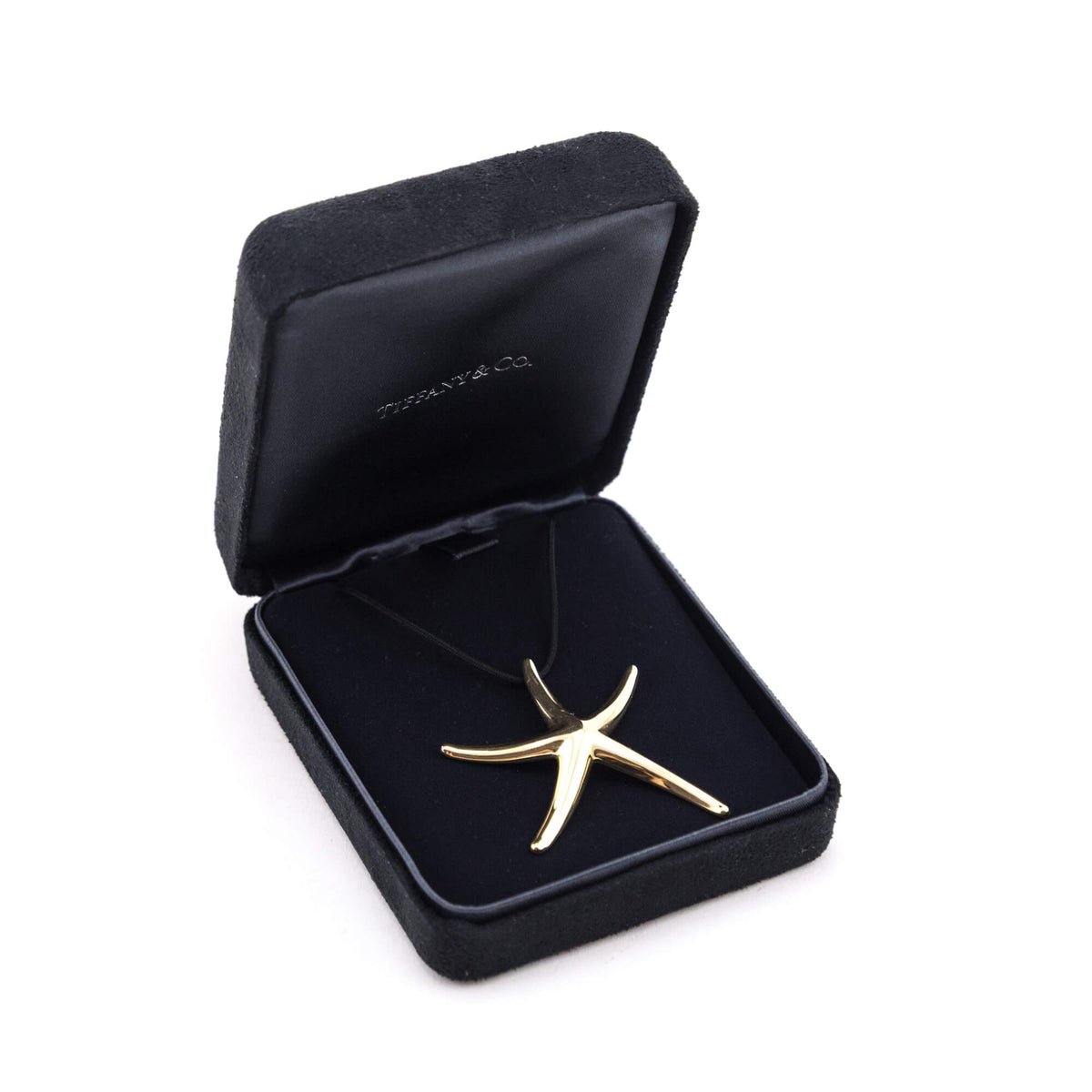 Tiffany Co. 18K Yellow Gold Elsa Peretti Starfish Pendant Necklace - Love that Bag etc - Preowned Authentic Designer Handbags Preloved Fashions