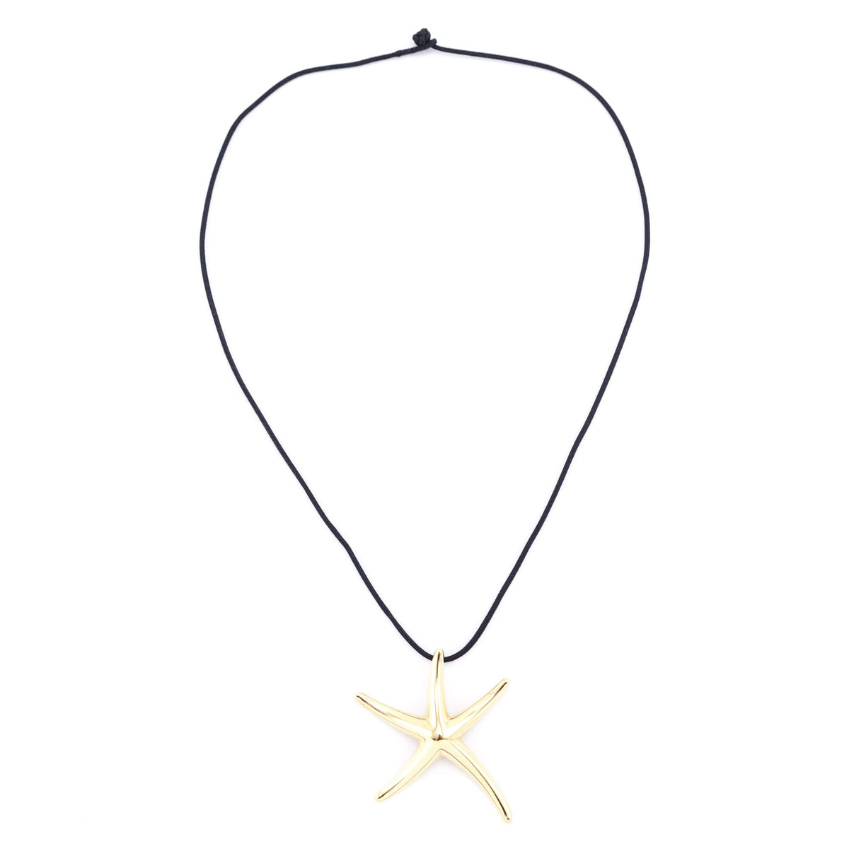 Tiffany Co. 18K Yellow Gold Elsa Peretti Starfish Pendant Necklace - Love that Bag etc - Preowned Authentic Designer Handbags Preloved Fashions