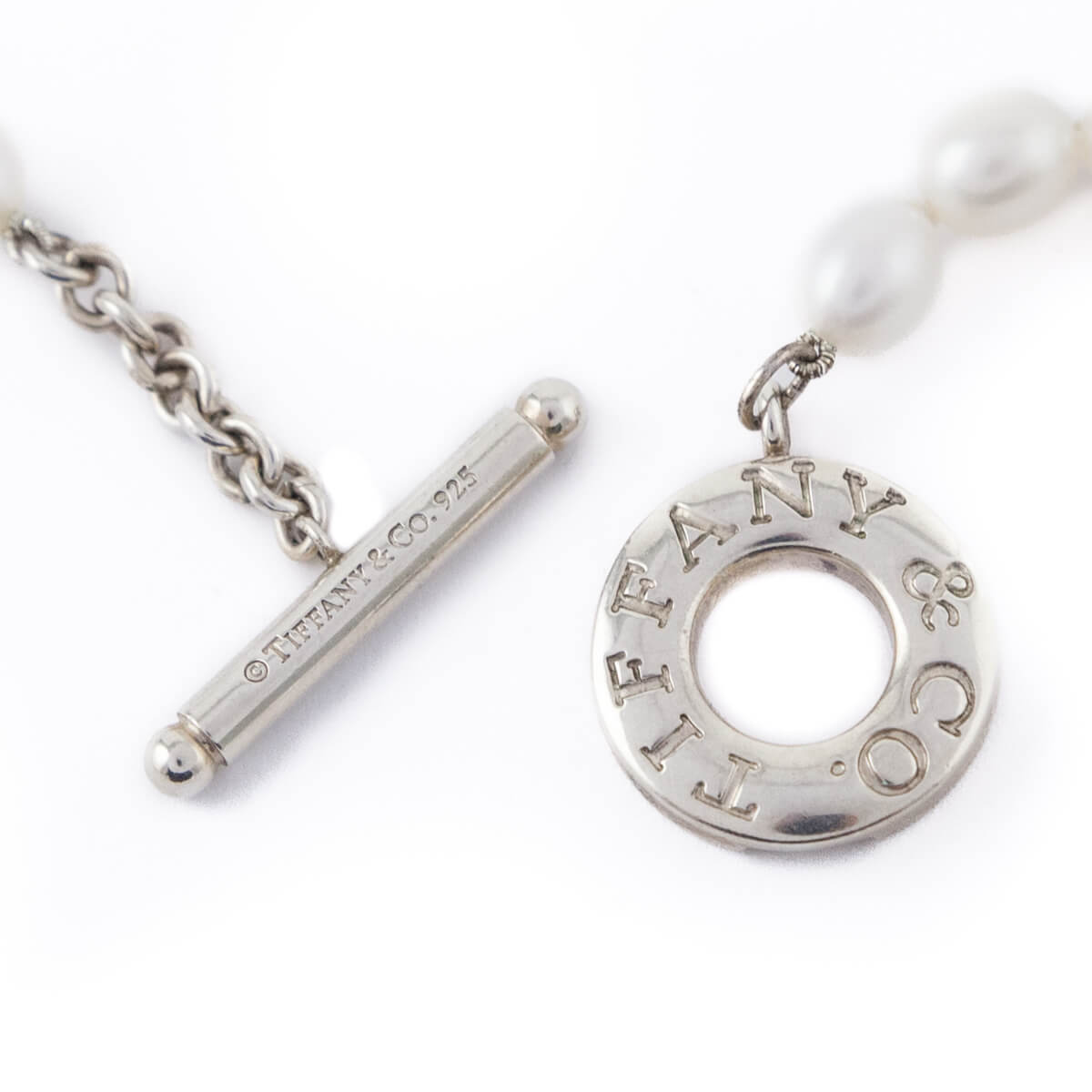 Tiffany Co. Fresh Water Pearl Toggle Necklace - Love that Bag etc - Preowned Authentic Designer Handbags Preloved Fashions