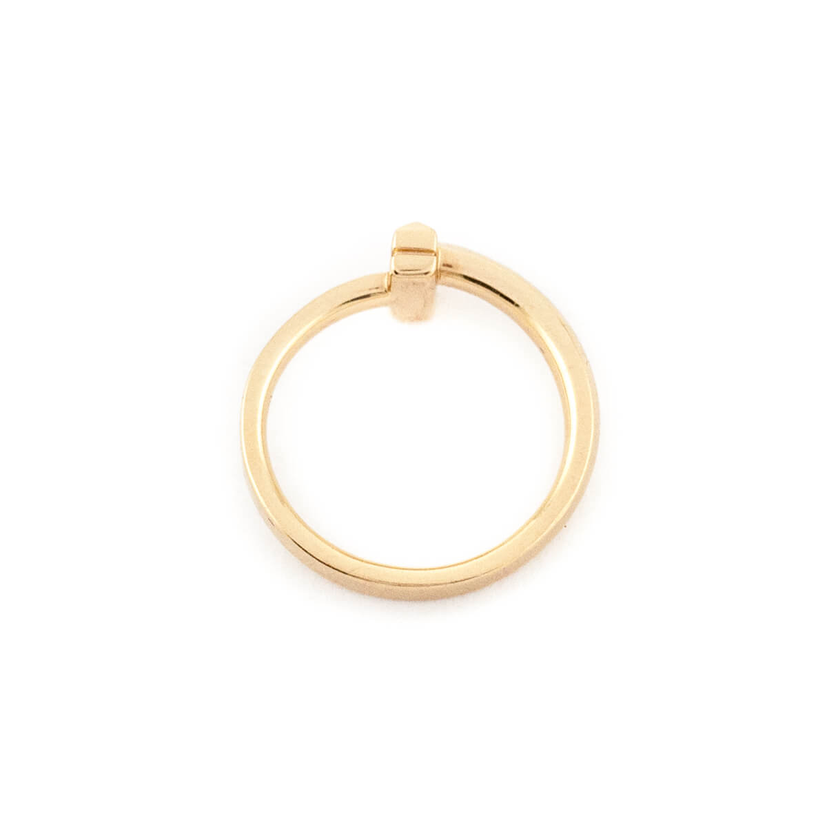Tiffany Co. 18K Yellow Gold T1 Ring Size 6 - Love that Bag etc - Preowned Authentic Designer Handbags Preloved Fashions