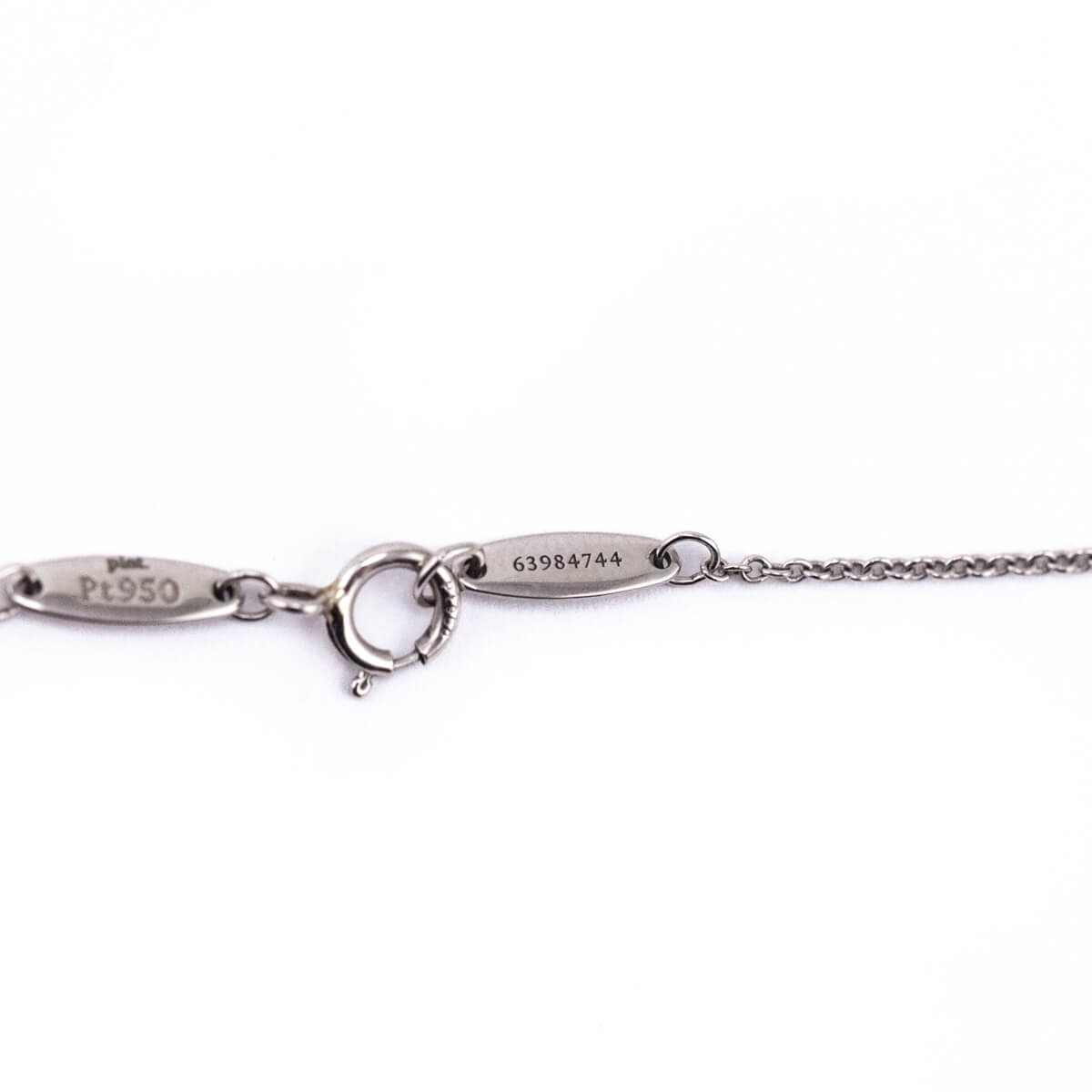Tiffany Co. Platinum .20ct Elsa Peretti Diamonds By The Yard Pendant Necklace - Love that Bag etc - Preowned Authentic Designer Handbags Preloved Fashions