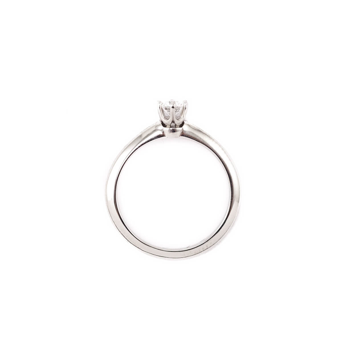 Tiffany Co. Platinum Diamond .23ct Solitaire Engagement Ring - Love that Bag etc - Preowned Authentic Designer Handbags Preloved Fashions
