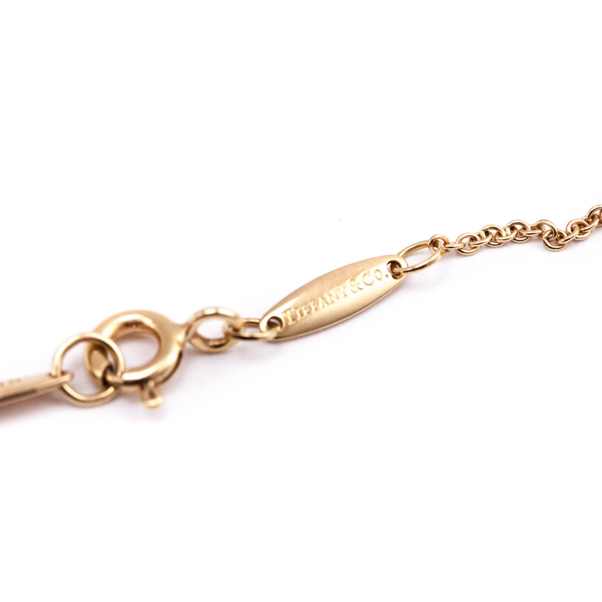 Tiffany Co. Rose Gold Diamonds By The Yard Pendant Necklace - Love that Bag etc - Preowned Authentic Designer Handbags Preloved Fashions
