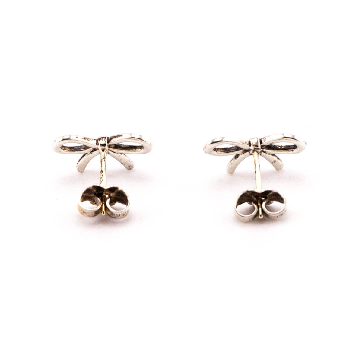 Tiffany Co. Sterling Silver Bow Earrings - Love that Bag etc - Preowned Authentic Designer Handbags Preloved Fashions
