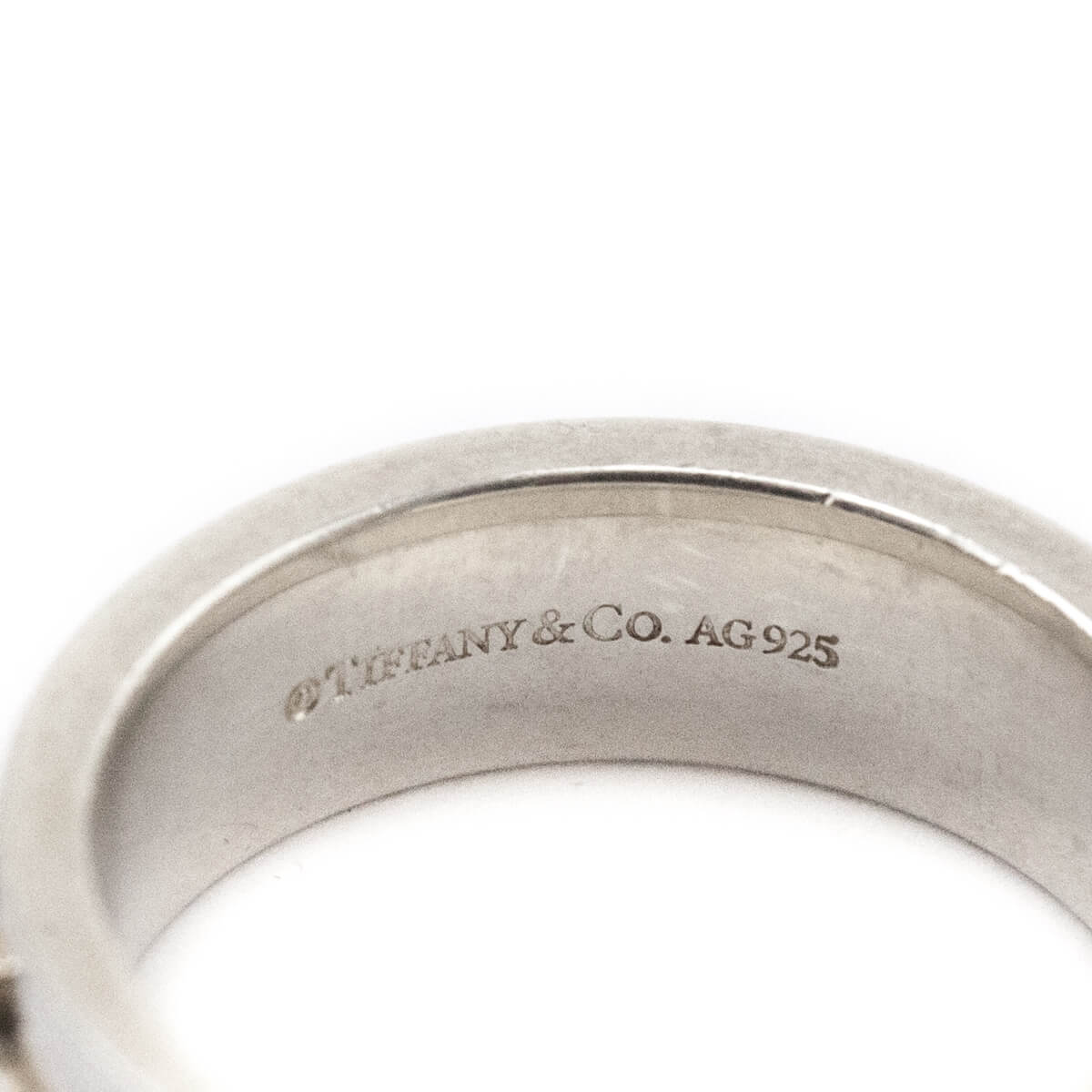 Tiffany Co. Sterling Silver Double T Band - Love that Bag etc - Preowned Authentic Designer Handbags Preloved Fashions