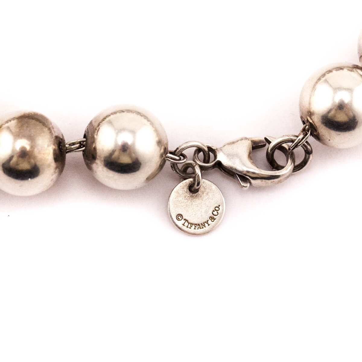 Tiffany Co. Sterling Silver HardWear Ball Bead Bracelet - Love that Bag etc - Preowned Authentic Designer Handbags Preloved Fashions