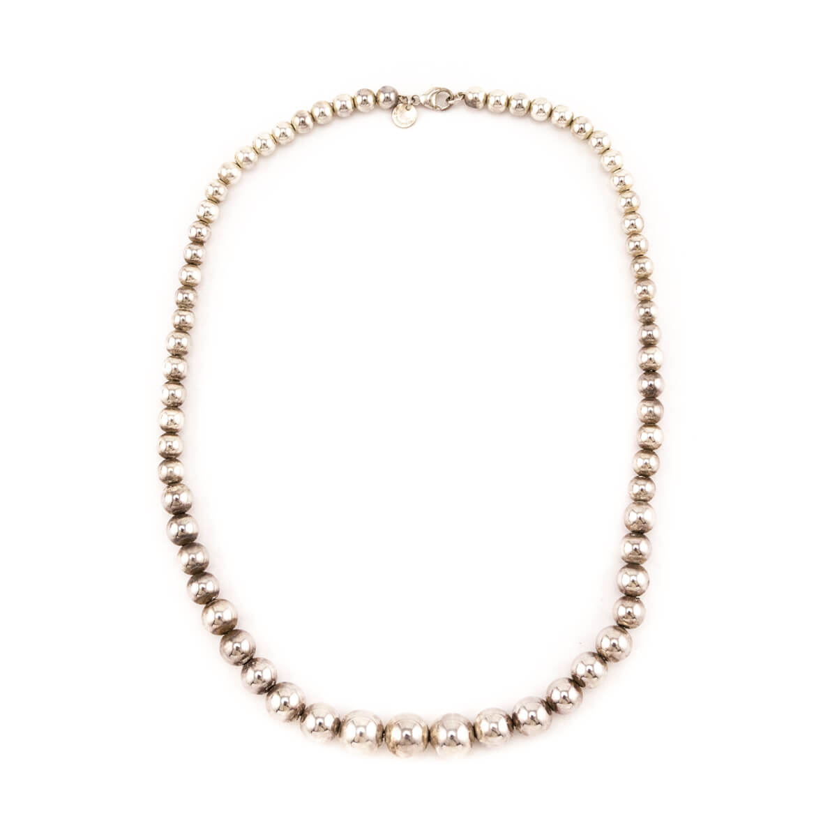 Tiffany Co. Sterling Silver HardWear Graduated Ball Necklace - Love that Bag etc - Preowned Authentic Designer Handbags Preloved Fashions