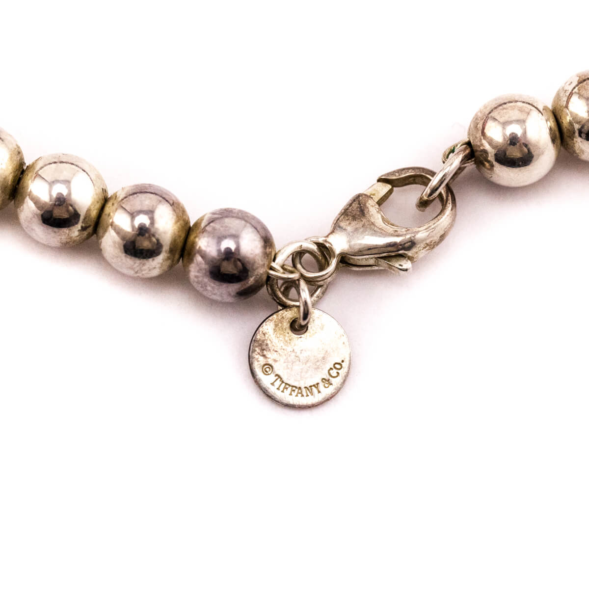 Tiffany Co. Sterling Silver HardWear Graduated Ball Necklace - Love that Bag etc - Preowned Authentic Designer Handbags Preloved Fashions