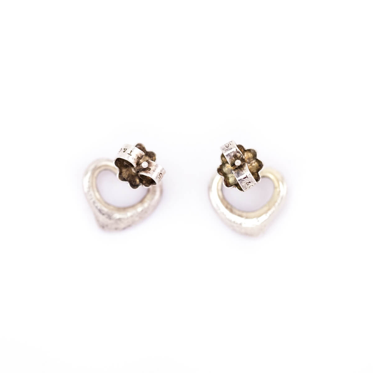 Tiffany Co. Sterling Silver Open Heart Earrings - Love that Bag etc - Preowned Authentic Designer Handbags Preloved Fashions