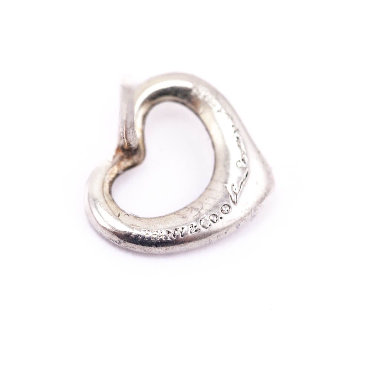 Tiffany Co. Sterling Silver Open Heart Earrings - Love that Bag etc - Preowned Authentic Designer Handbags Preloved Fashions