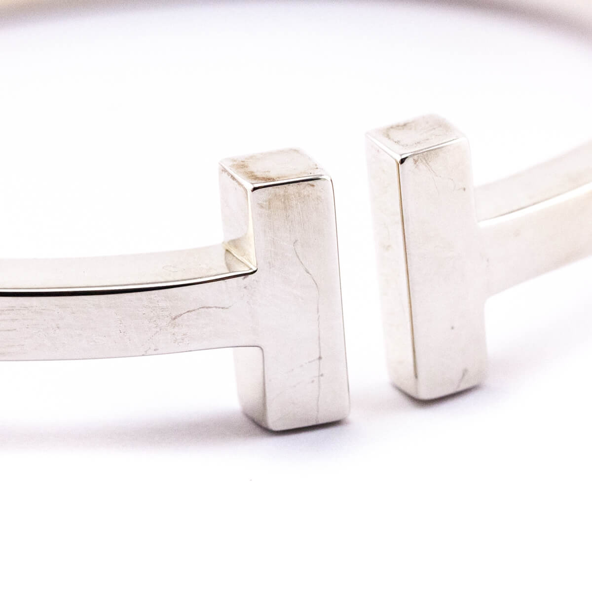 Tiffany Co. Sterling Silver T Square Bracelet - Love that Bag etc - Preowned Authentic Designer Handbags Preloved Fashions