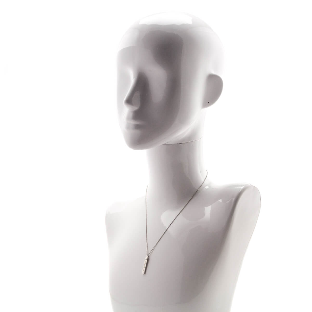 Tiffany Co. Sterling Silver Diamond Notes Pendant Necklace - Love that Bag etc - Preowned Authentic Designer Handbags Preloved Fashions