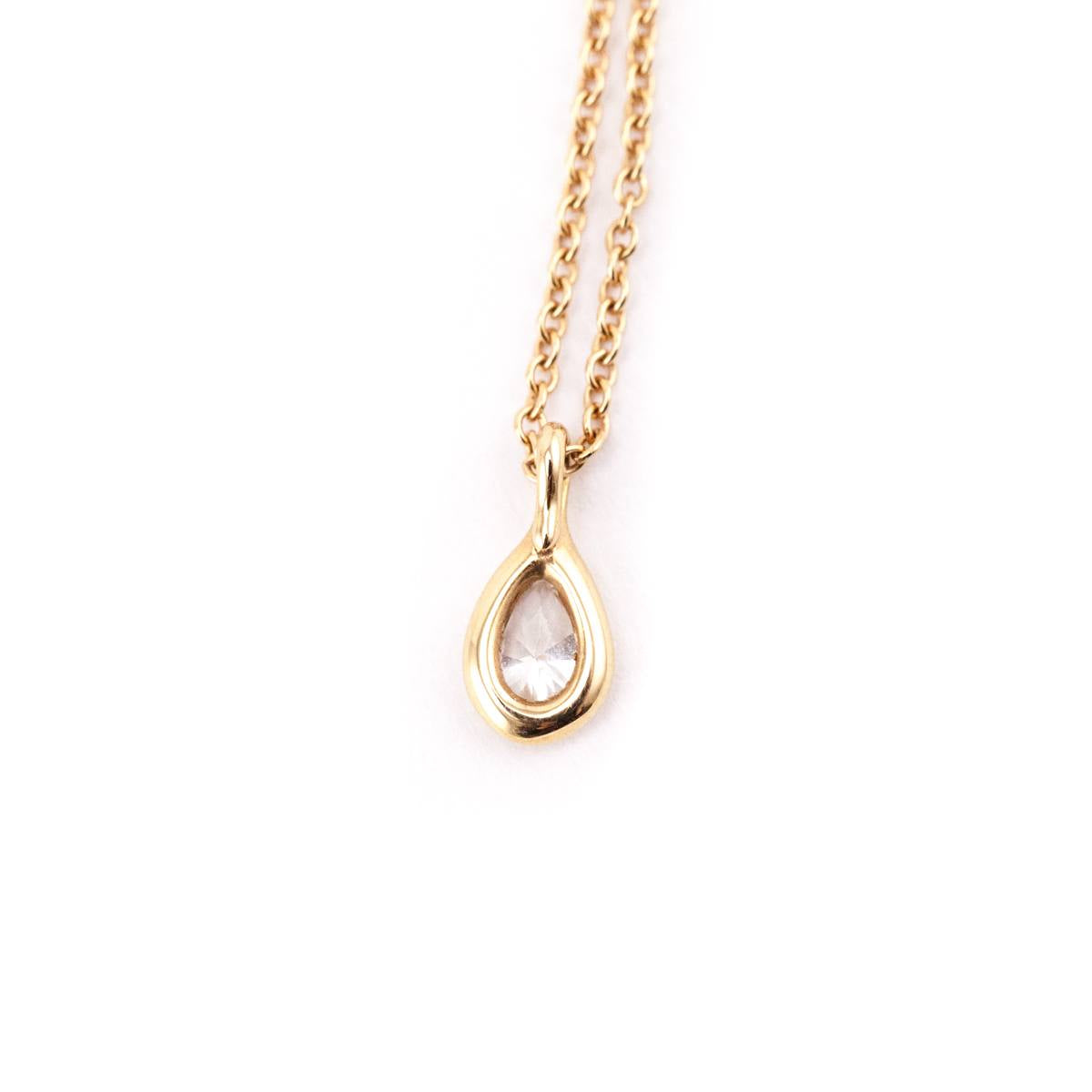 Tiffany Co. Rose Gold Diamonds By The Yard Pendant Necklace - Love that Bag etc - Preowned Authentic Designer Handbags Preloved Fashions