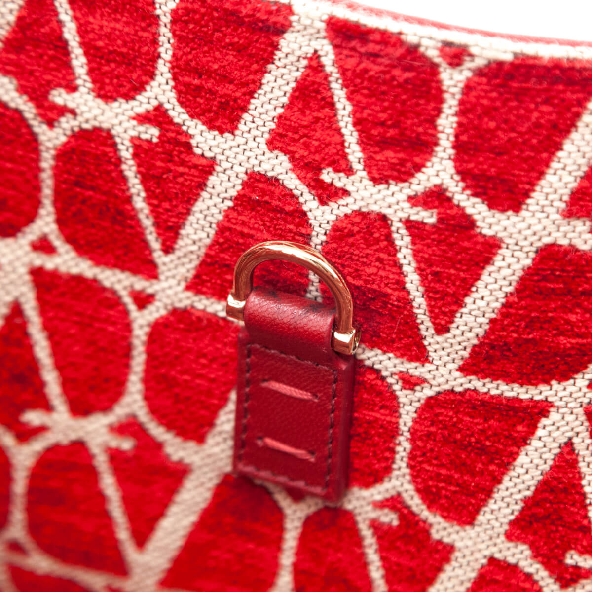 Valentino Beige Red Le Troisieme Toile Iconographe Tote - Love that Bag etc - Preowned Authentic Designer Handbags Preloved Fashions