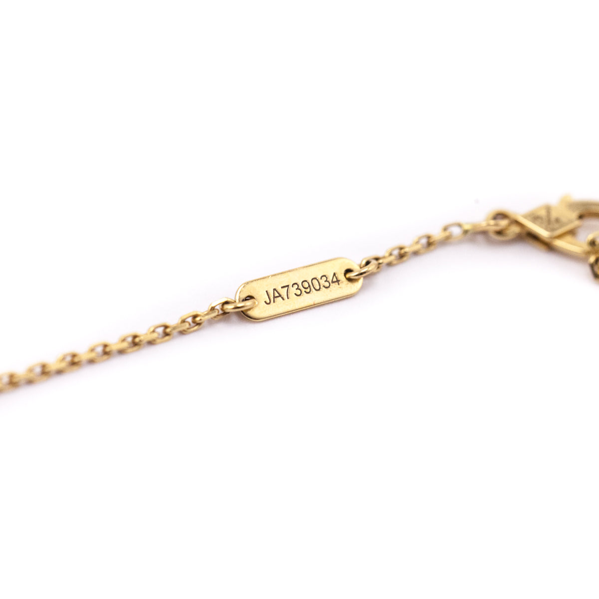 Van Cleef Arpels 18k Yellow Gold Vintage Alhambra Mother of Pearl Pendant Necklace - Love that Bag etc - Preowned Authentic Designer Handbags Preloved Fashions