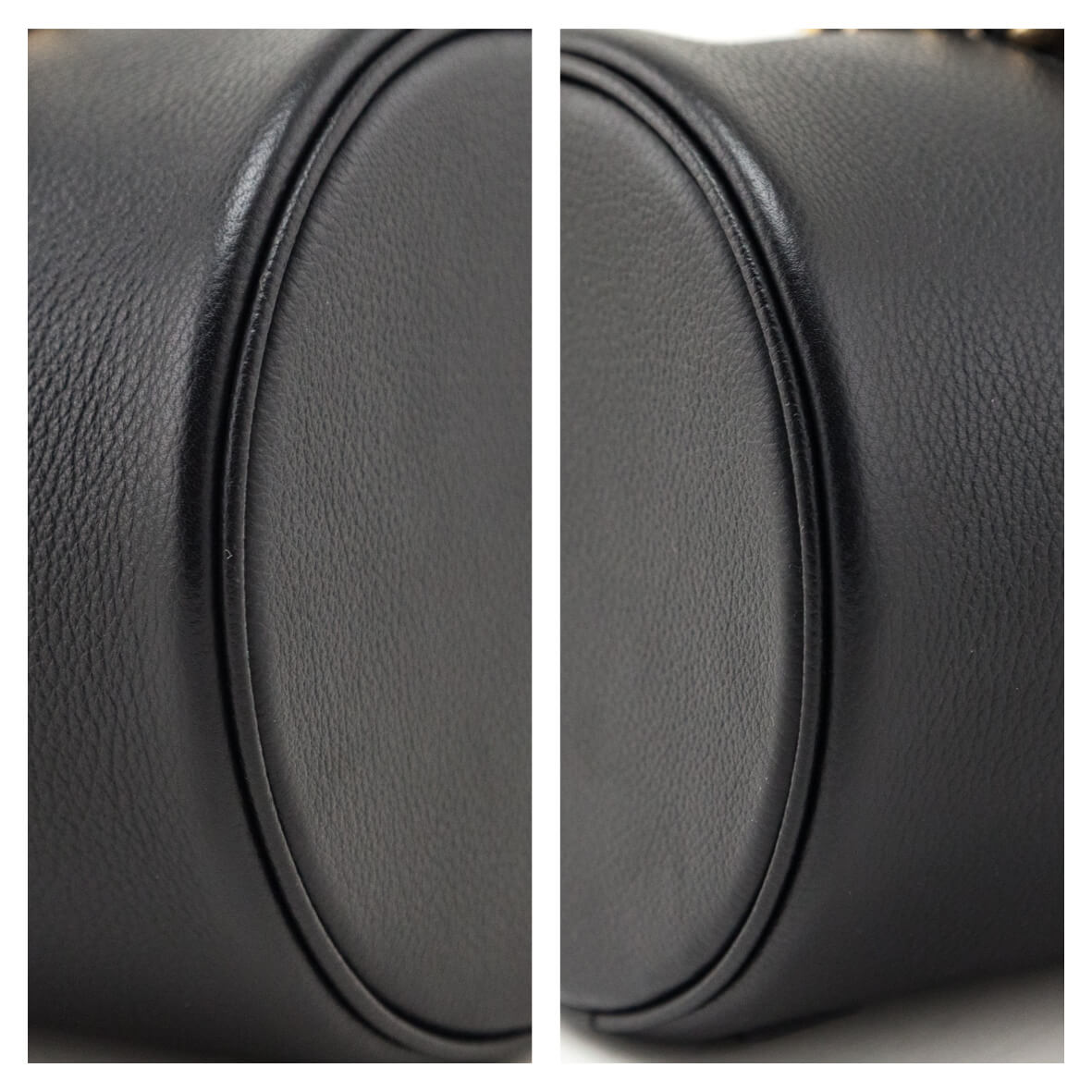 Versace Black Calfskin La Medusa Chain Bucket Bag - Love that Bag etc - Preowned Authentic Designer Handbags Preloved Fashions