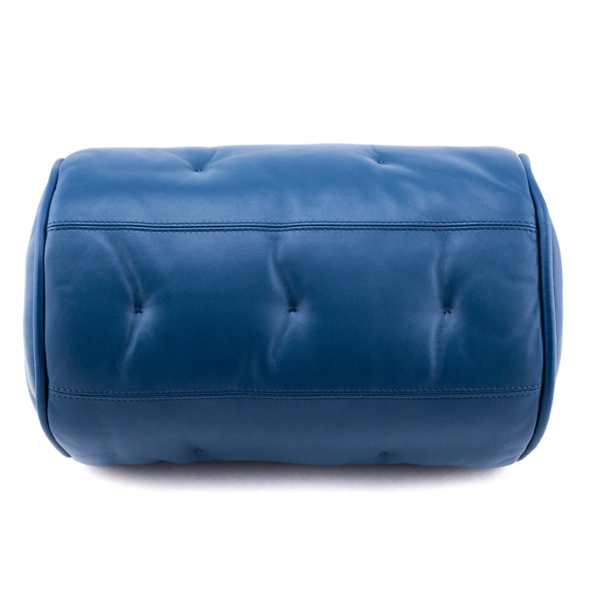 Anya Hindmarch Blue Leather Chubby Barrel Crossbody - Love that Bag etc - Preowned Authentic Designer Handbags Preloved Fashions