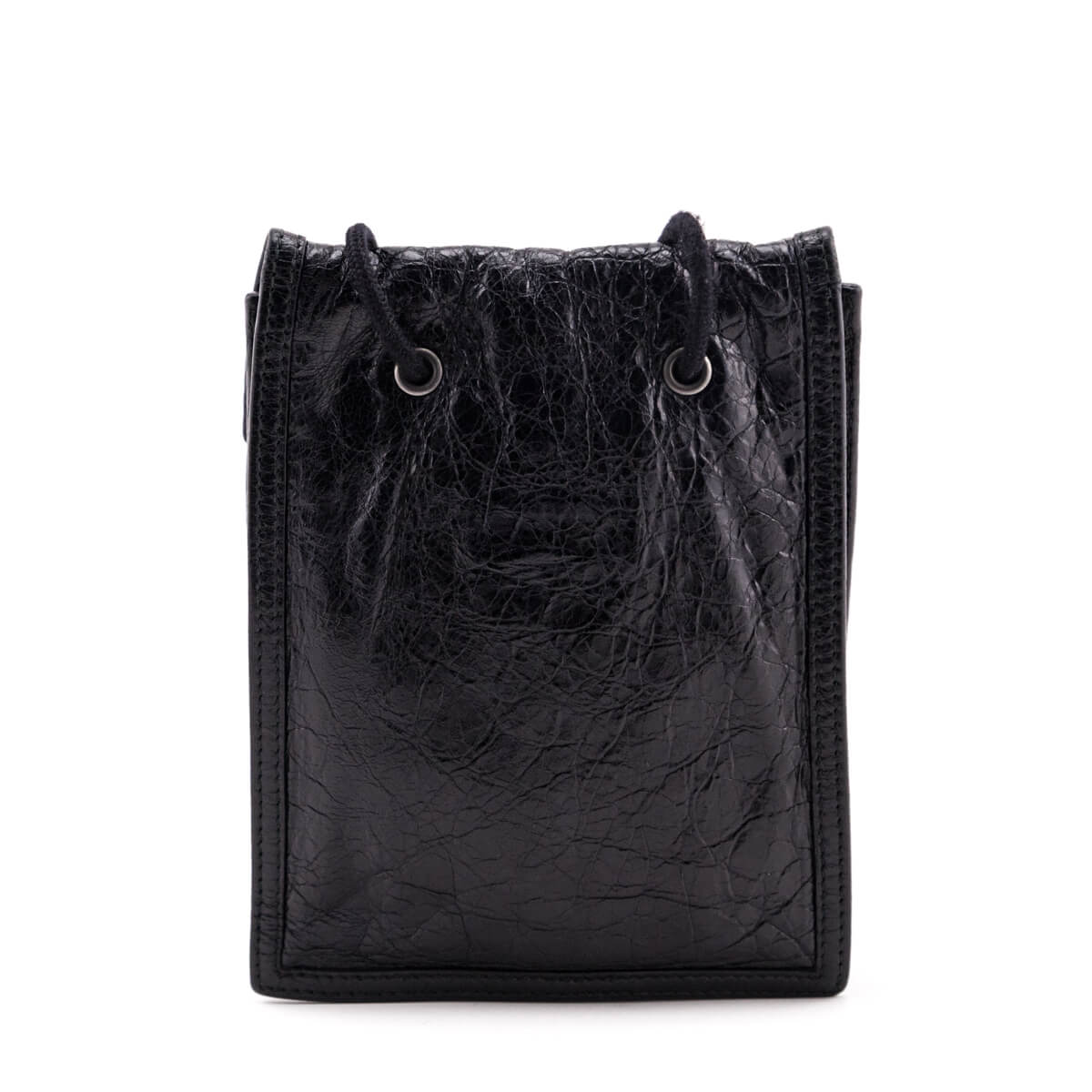 Balenciaga Black Agneau Explorer Crossbody Pouch - Love that Bag etc - Preowned Authentic Designer Handbags Preloved Fashions