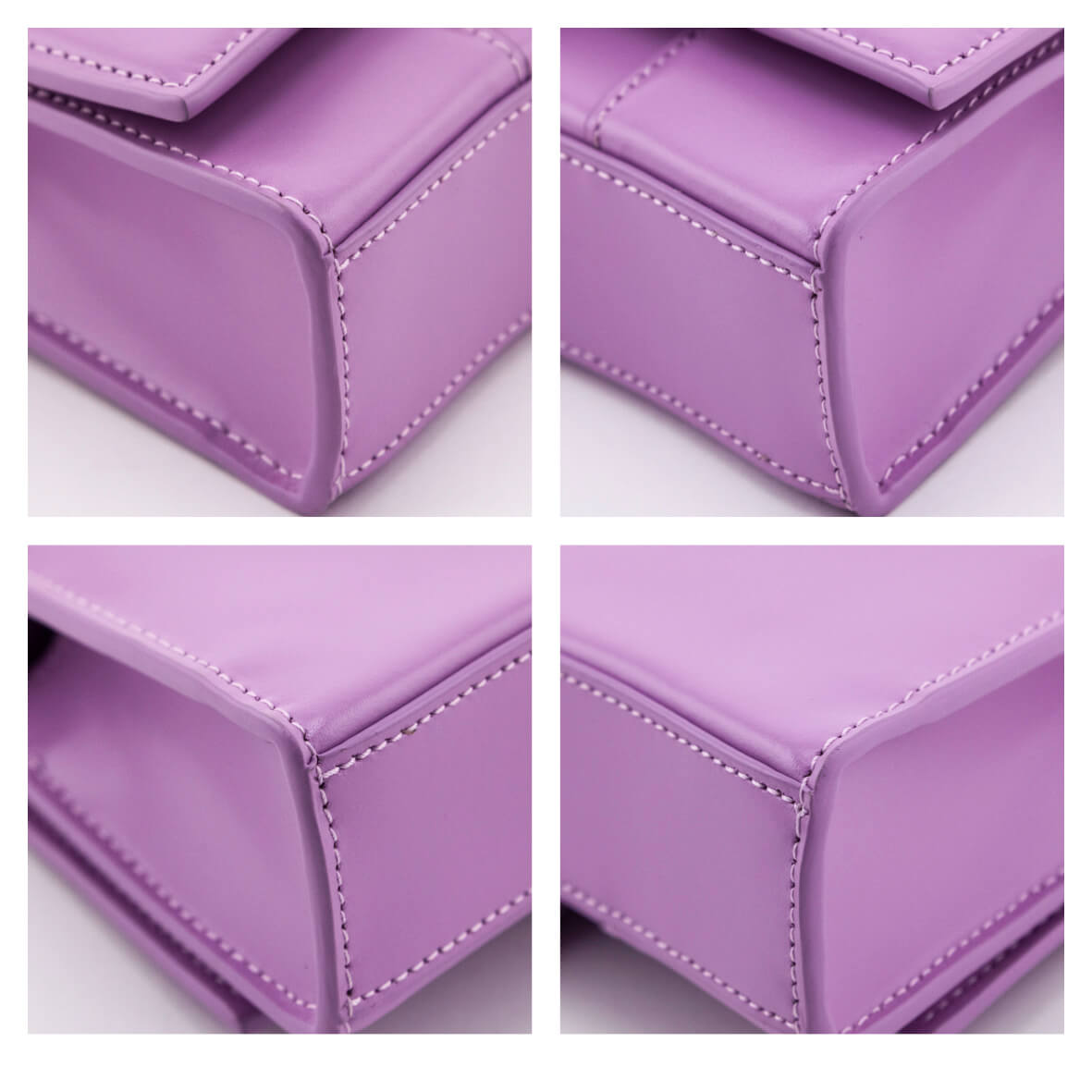 Balenciaga Lilac Calfskin Hourglass Wallet On Chain - Love that Bag etc - Preowned Authentic Designer Handbags Preloved Fashions