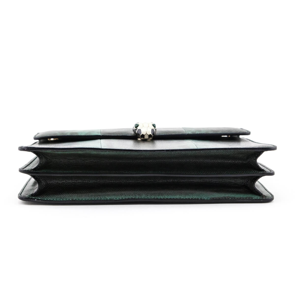 Bvlgari Green Karung Medium Serpenti Forever Flap Bag - Love that Bag etc - Preowned Authentic Designer Handbags Preloved Fashions