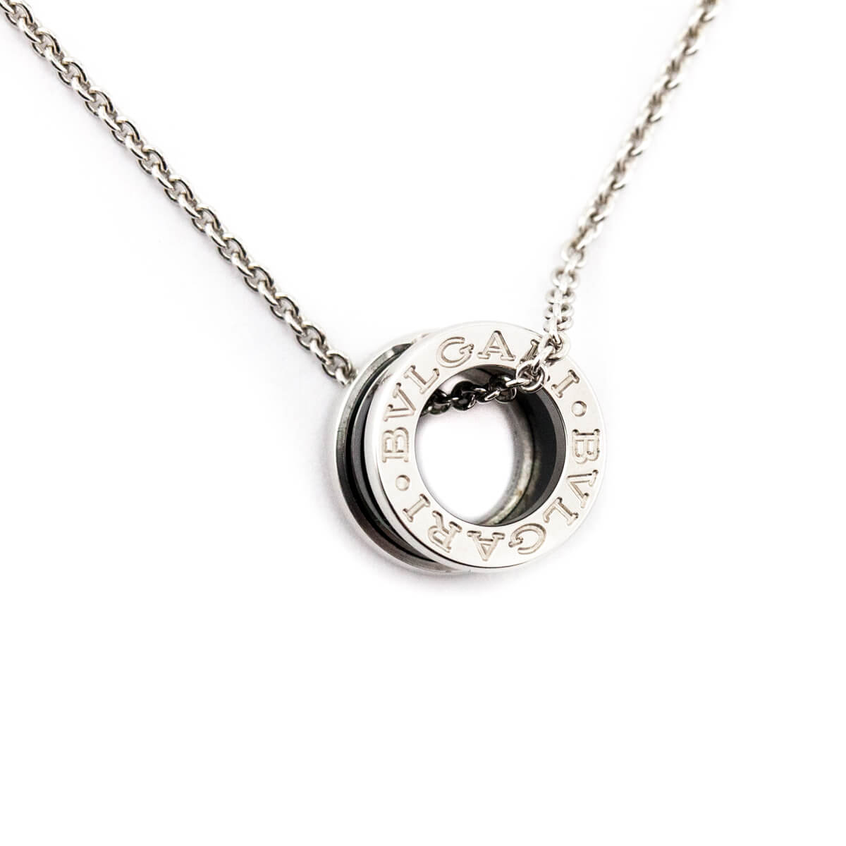 Bvlgari Sterling Silver Ceramic Save The Children Pendant Necklace - Love that Bag etc - Preowned Authentic Designer Handbags Preloved Fashions