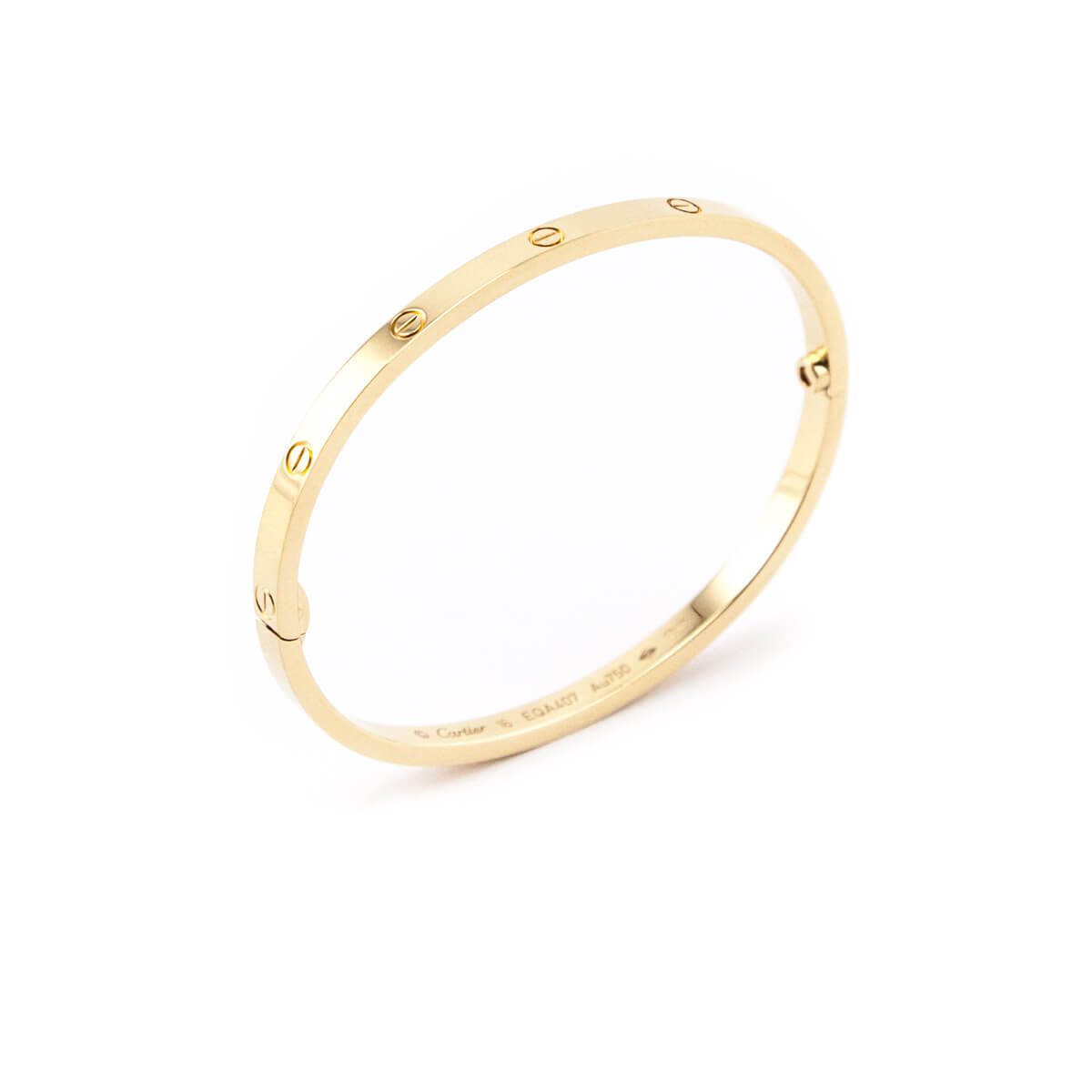 Cartier 18K Yellow Gold Small Love Bracelet - Love that Bag etc - Preowned Authentic Designer Handbags Preloved Fashions