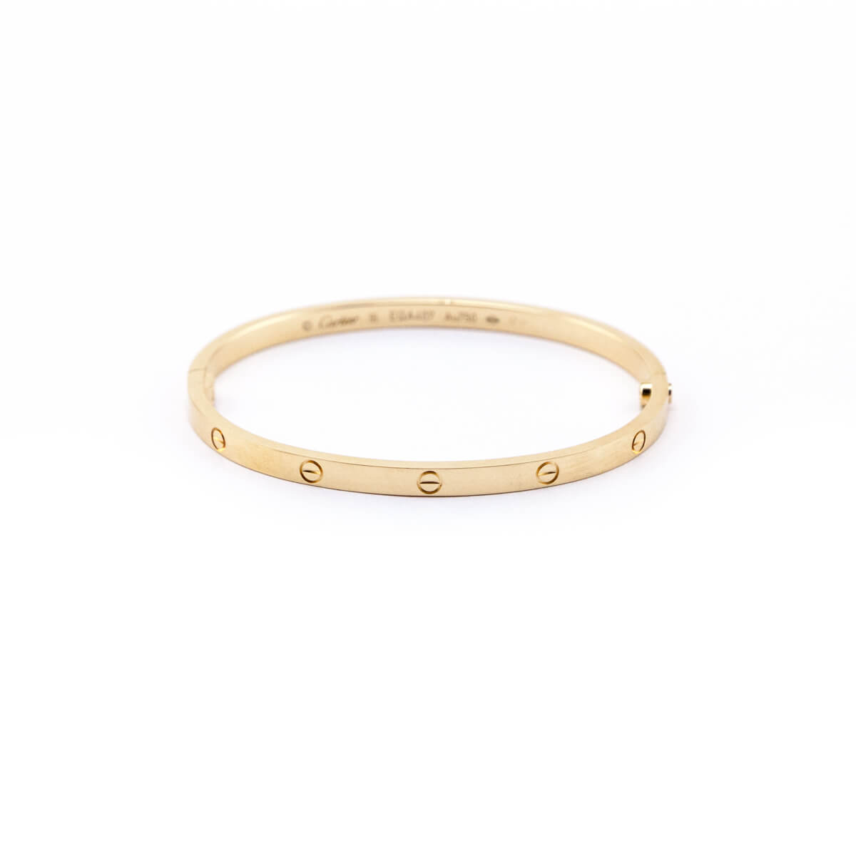 Cartier 18K Yellow Gold Small Love Bracelet - Love that Bag etc - Preowned Authentic Designer Handbags Preloved Fashions