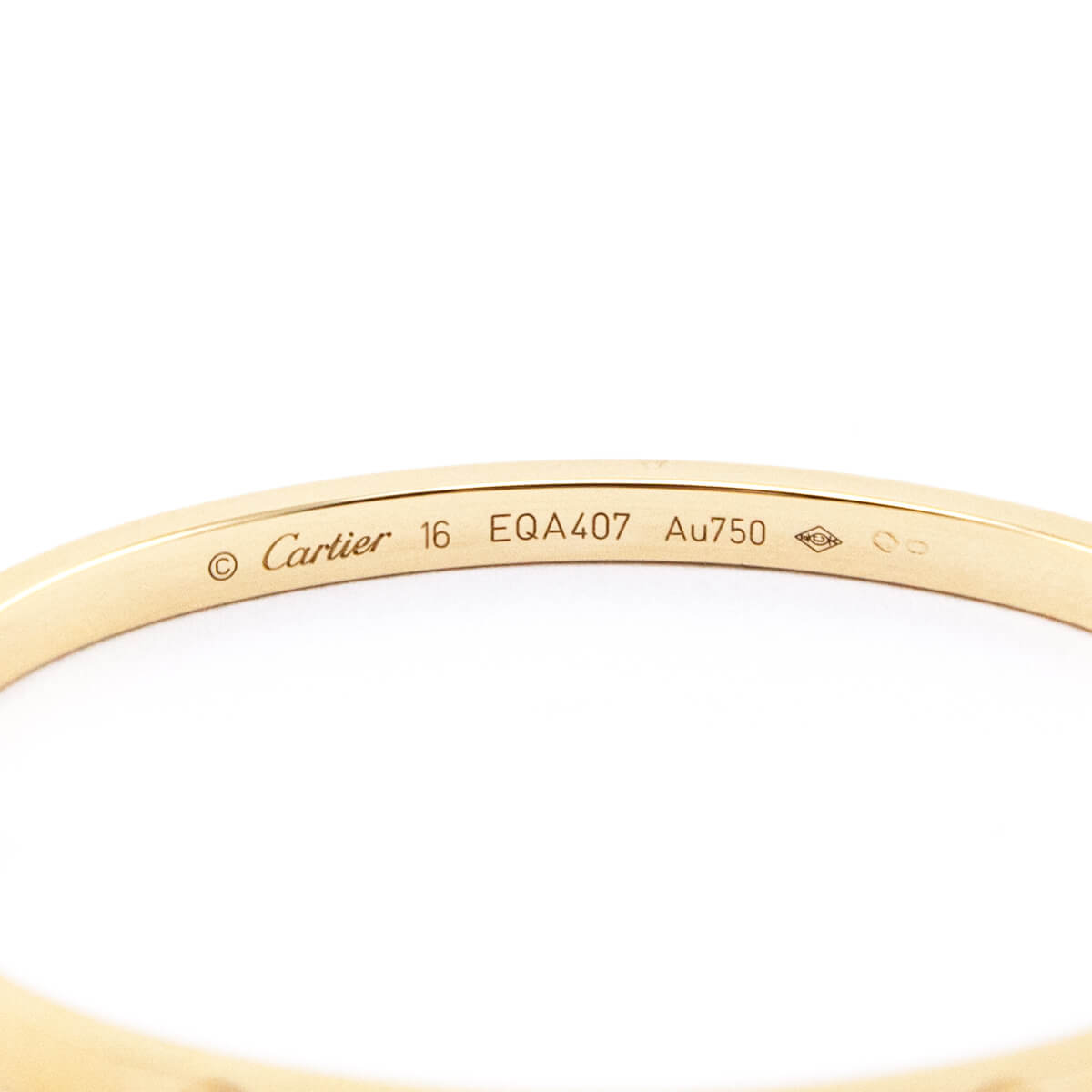 Cartier 18K Yellow Gold Small Love Bracelet - Love that Bag etc - Preowned Authentic Designer Handbags Preloved Fashions