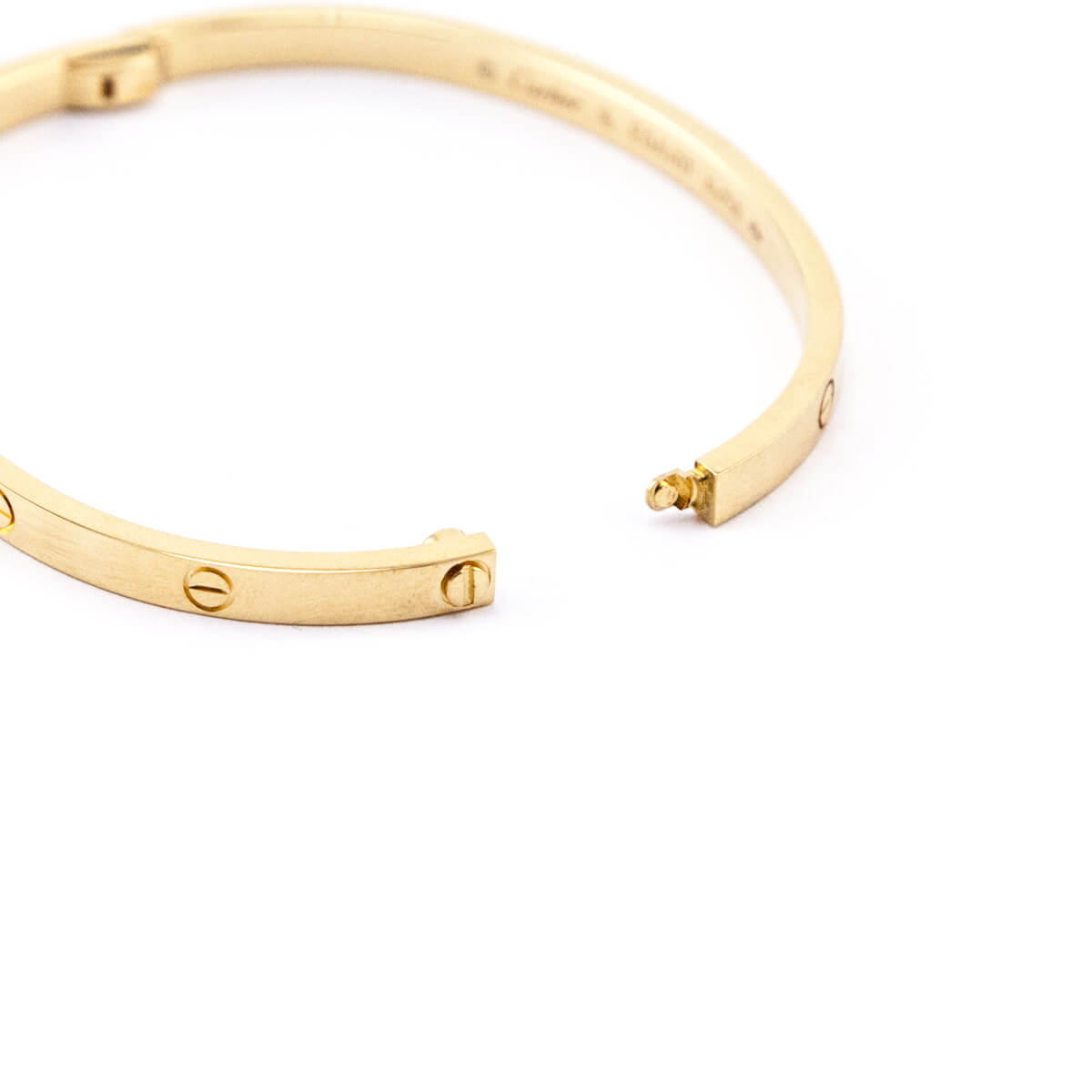 Cartier 18K Yellow Gold Small Love Bracelet - Love that Bag etc - Preowned Authentic Designer Handbags Preloved Fashions