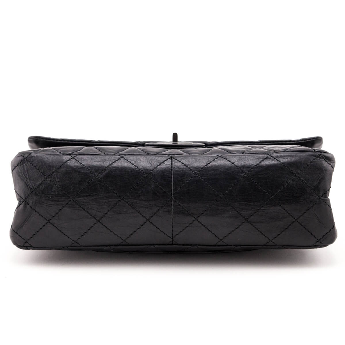 Chanel Black Quilted Aged Calfskin 2.55 Reissue 226 Flap Bag - Love that Bag etc - Preowned Authentic Designer Handbags Preloved Fashions