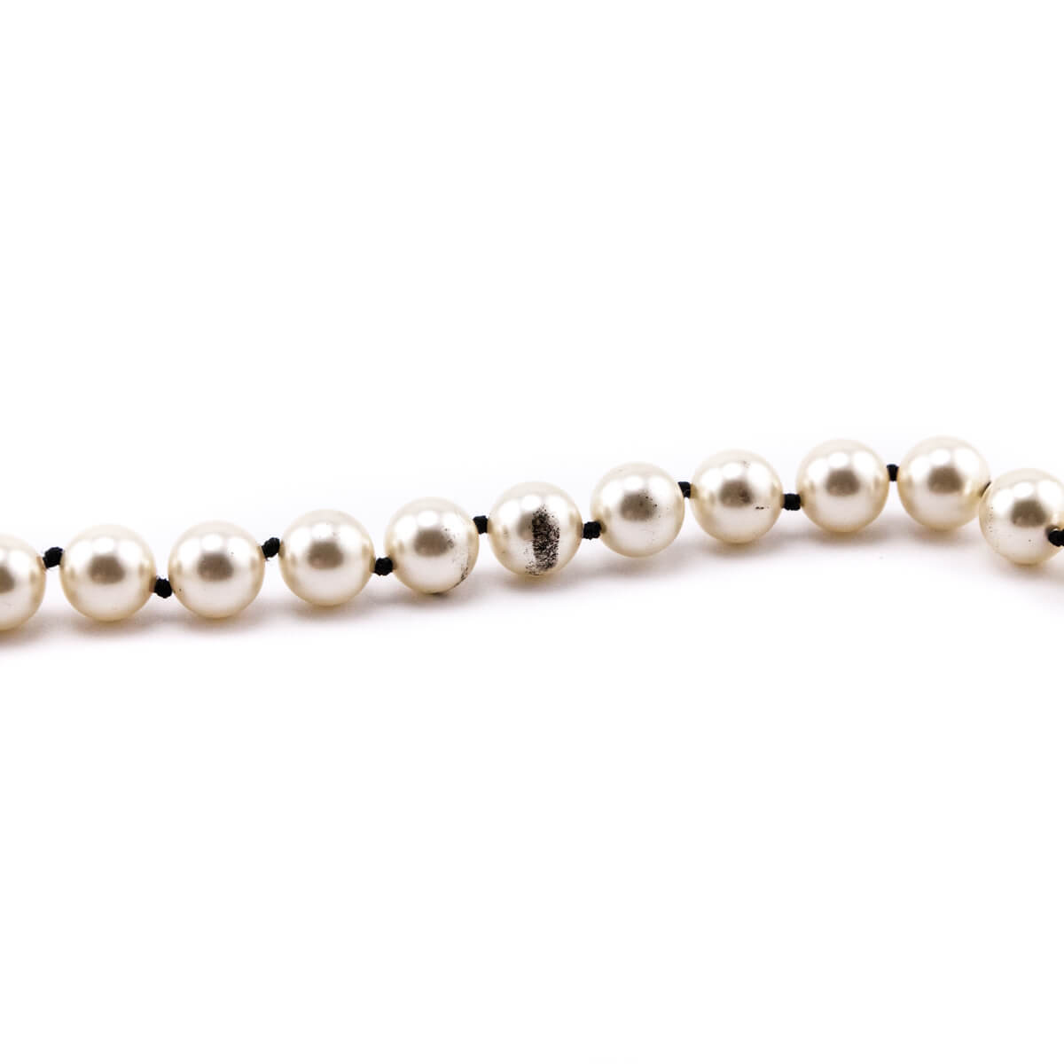 Chanel Faux Pearl Double Strand CC Necklace - Love that Bag etc - Preowned Authentic Designer Handbags Preloved Fashions