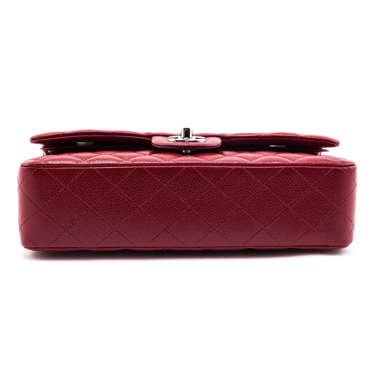 Chanel Red Quilted Caviar Classic Medium Double Flap Bag - Love that Bag etc - Preowned Authentic Designer Handbags Preloved Fashions