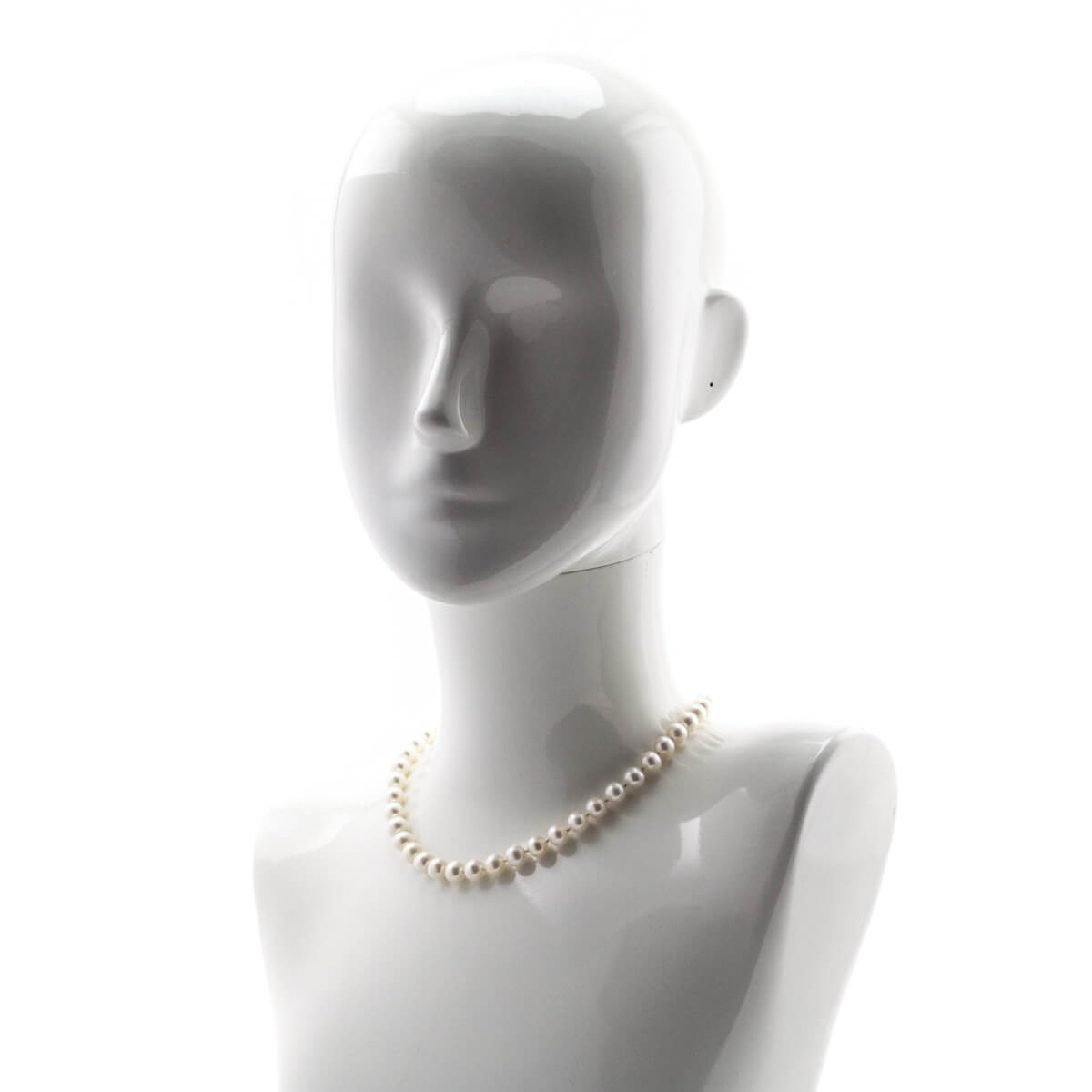 David Yurman Sterling Silver Pearl Diamond Buckle Necklace - Love that Bag etc - Preowned Authentic Designer Handbags Preloved Fashions
