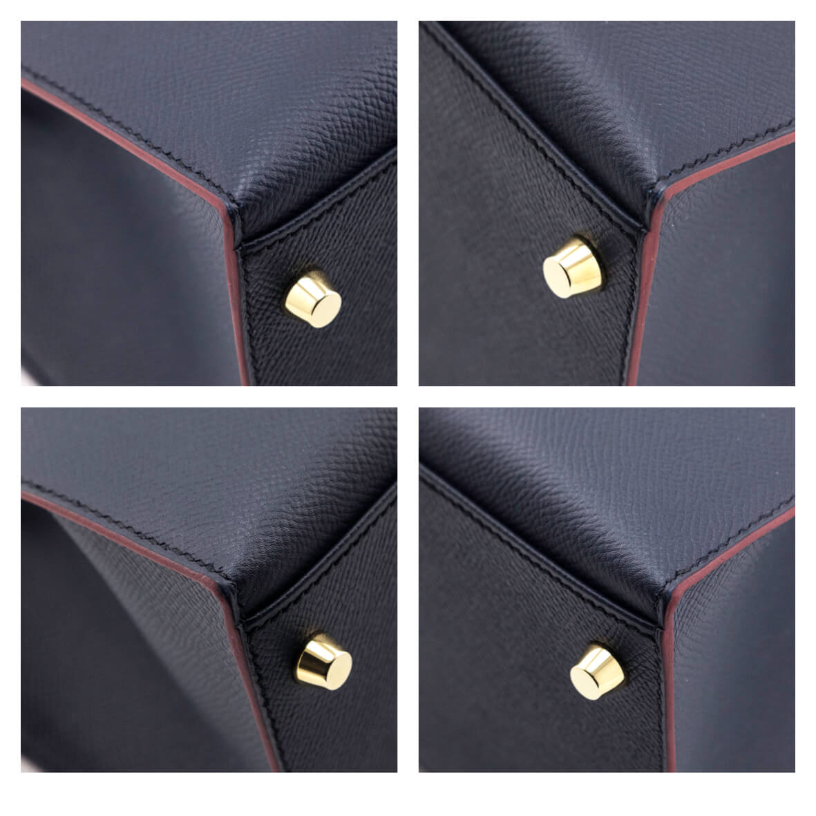 Hermes Bleu Indigo Epsom Kelly Sellier II 32 - Love that Bag etc - Preowned Authentic Designer Handbags Preloved Fashions