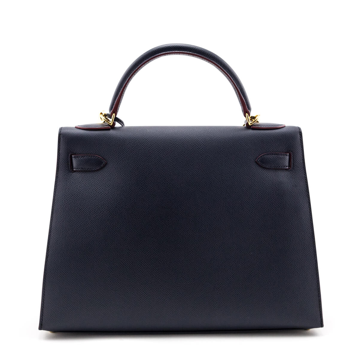 Hermes Bleu Indigo Epsom Kelly Sellier II 32 - Love that Bag etc - Preowned Authentic Designer Handbags Preloved Fashions