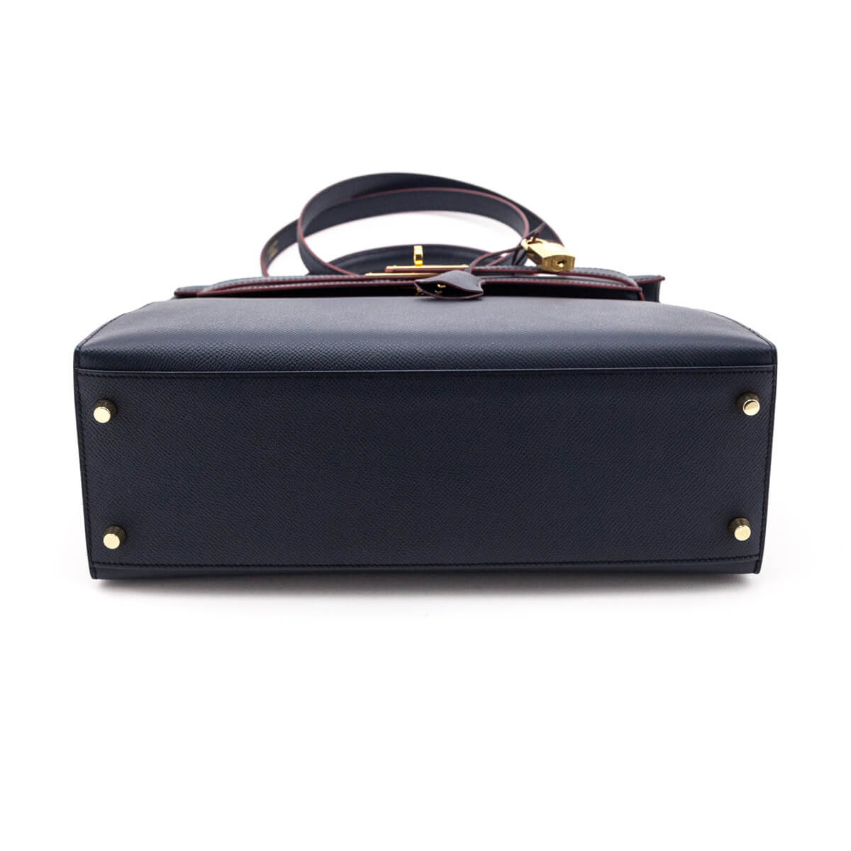 Hermes Bleu Indigo Epsom Kelly Sellier II 32 - Love that Bag etc - Preowned Authentic Designer Handbags Preloved Fashions