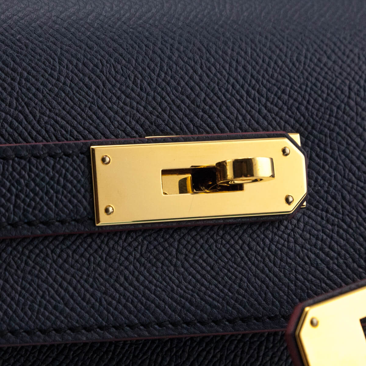 Hermes Bleu Indigo Epsom Kelly Sellier II 32 - Love that Bag etc - Preowned Authentic Designer Handbags Preloved Fashions