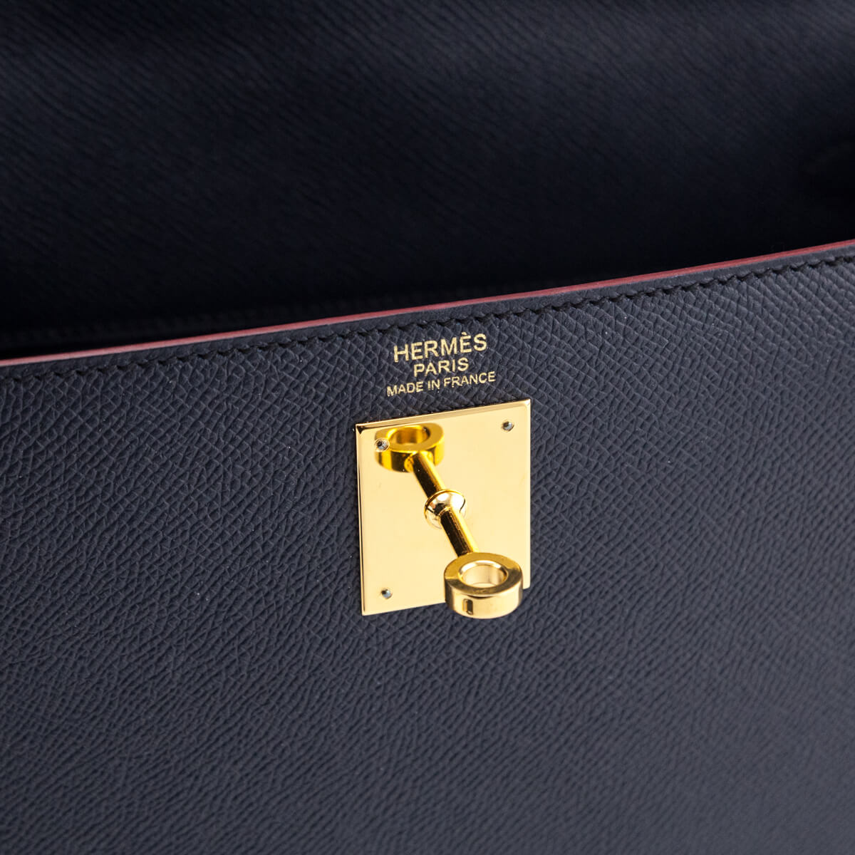 Hermes Bleu Indigo Epsom Kelly Sellier II 32 - Love that Bag etc - Preowned Authentic Designer Handbags Preloved Fashions