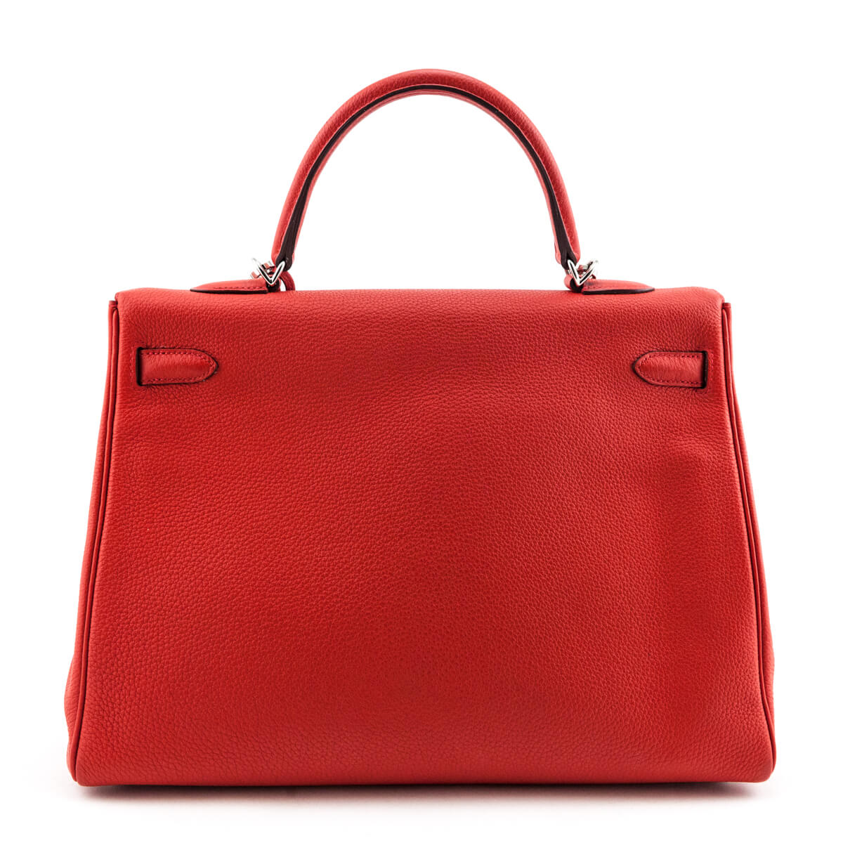 Hermes Geranium Togo Kelly Retourne II 35 - Love that Bag etc - Preowned Authentic Designer Handbags Preloved Fashions
