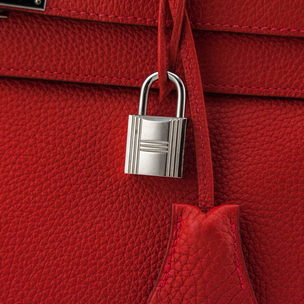 Hermes Geranium Togo Kelly Retourne II 35 - Love that Bag etc - Preowned Authentic Designer Handbags Preloved Fashions