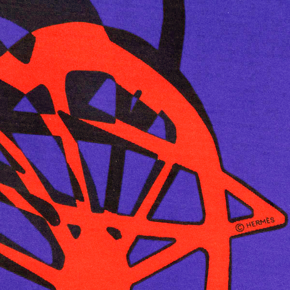 Hermes Purple Red Silk Jersey Caleche Elastique Scarf 90 - Love that Bag etc - Preowned Authentic Designer Handbags Preloved Fashions