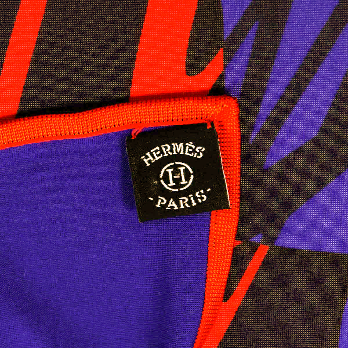 Hermes Purple Red Silk Jersey Caleche Elastique Scarf 90 - Love that Bag etc - Preowned Authentic Designer Handbags Preloved Fashions