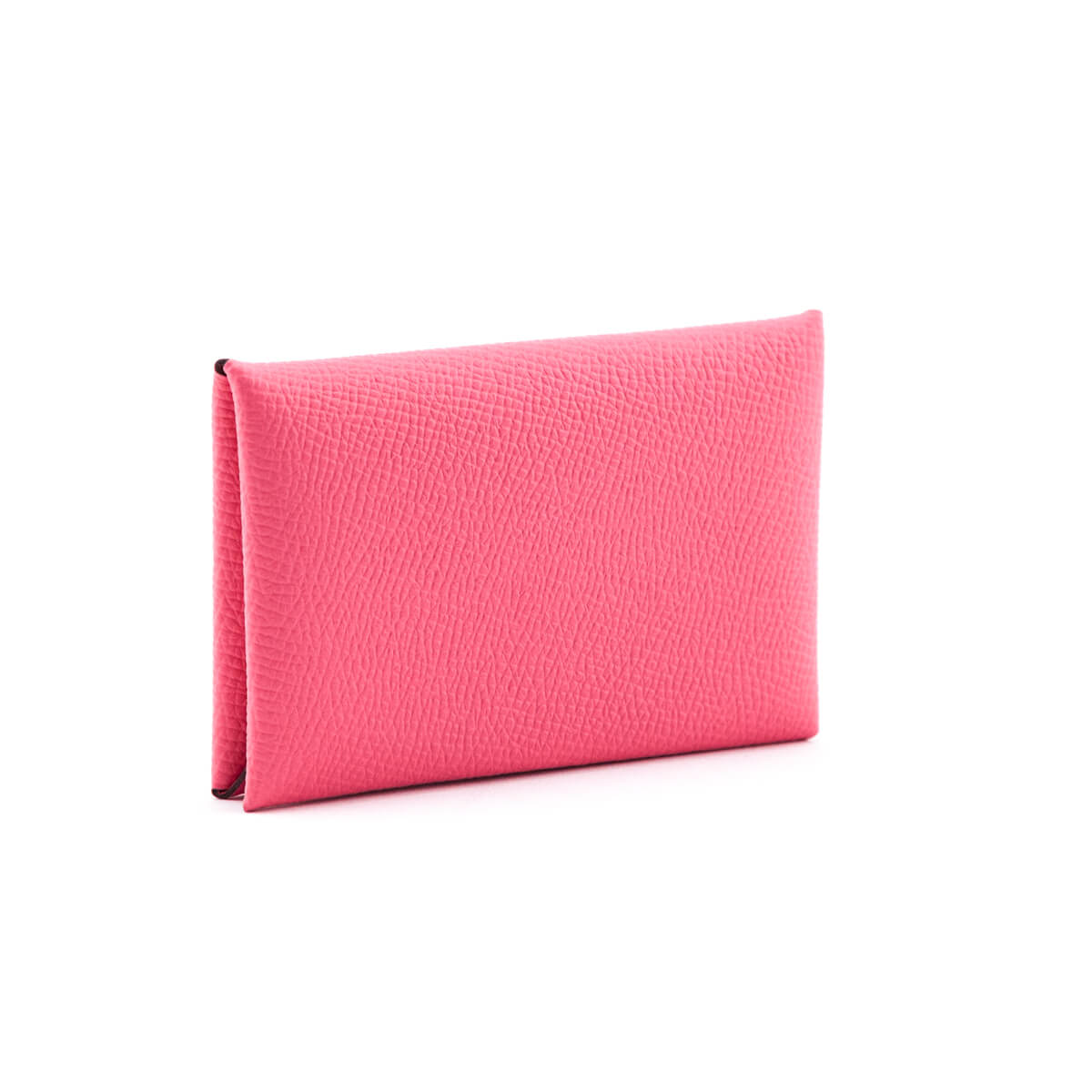 Hermes Rose Azalee Epsom Calvi Card Holder - Love that Bag etc - Preowned Authentic Designer Handbags Preloved Fashions