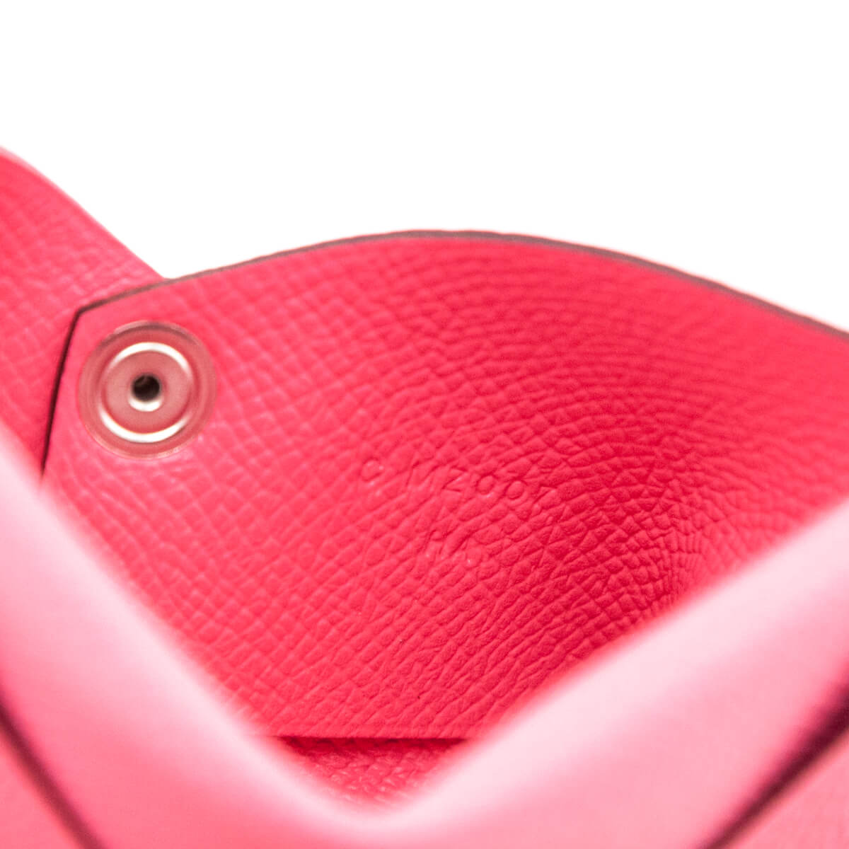 Hermes Rose Azalee Epsom Calvi Card Holder - Love that Bag etc - Preowned Authentic Designer Handbags Preloved Fashions
